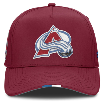 Colorado Avalanche баскетболна шапка с козирка 2025 Draft Authentic Pro Structured Adjustable