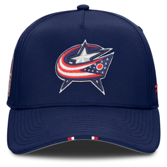 Columbus Blue Jackets баскетболна шапка с козирка 2025 Draft Authentic Pro Structured Adjustable