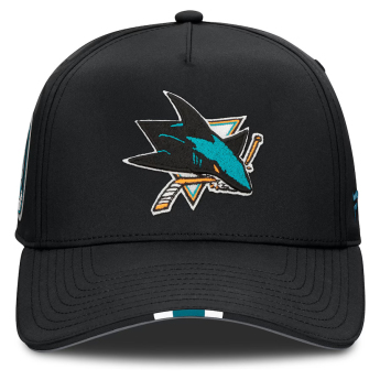 San Jose Sharks баскетболна шапка с козирка 2025 Draft Authentic Pro Structured Adjustable