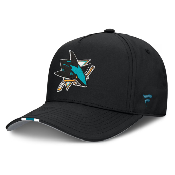 San Jose Sharks баскетболна шапка с козирка 2025 Draft Authentic Pro Structured Adjustable