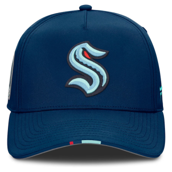 Seattle Kraken баскетболна шапка с козирка 2025 Draft Authentic Pro Structured Adjustable