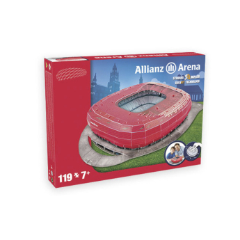FC Bayern Munich пъзел 3D Allianz Arena 119 pcs