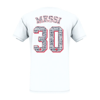 Lionel Messi детска тениска eiffel messi white