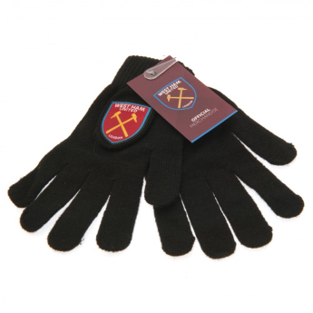 West Ham United детски ръкавици black