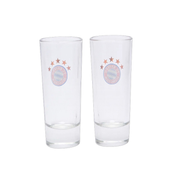 FC Bayern Munich комплект от 2 чашки за алкохол 5 stars logo