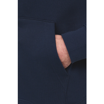 FC Barcelona мъжки суитшърт с качулка Club Zip obsidian