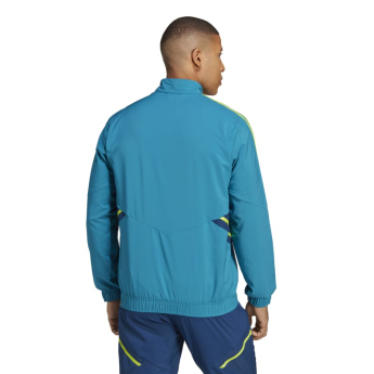 Juventus FC мъжко футболно яке Condivo Presentation teal