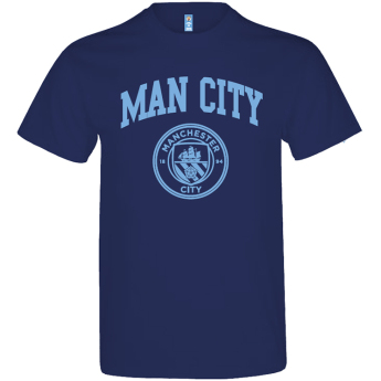 Manchester City мъжка тениска Crest navy