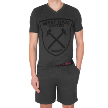 West Ham United мъжка пижама Short grey
