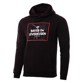 Bayer 04 Leverkusen мъжки суитшърт с качулка City Map