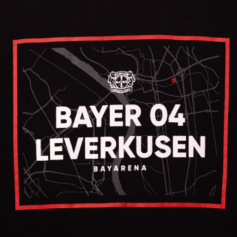 Bayer 04 Leverkusen мъжки суитшърт с качулка City Map