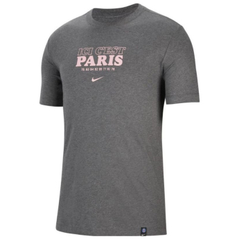 Paris Saint Germain мъжка тениска Text grey