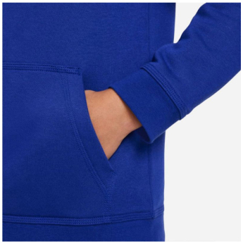 Chelsea FC детски суитшърт с качулка Zip blue