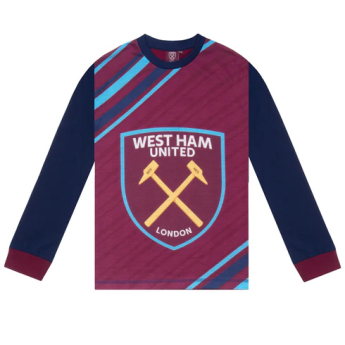 West Ham United детска пижама Long navy