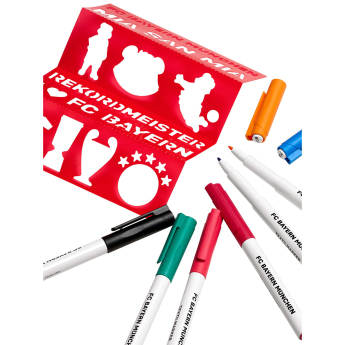 FC Bayern Munich детски текстилни маркери 6 textilmarker