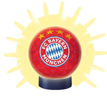 FC Bayern Munich 3D пъзел NightLight 74 pcs