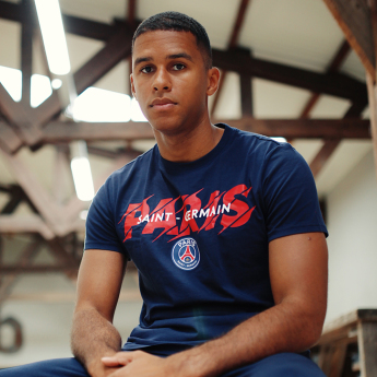 Paris Saint Germain мъжка тениска Slogan blue