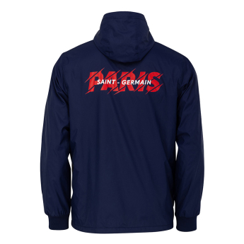 Paris Saint Germain мъжко яке с качулка Wind blue
