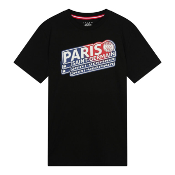 Paris Saint Germain мъжка тениска Repeat black