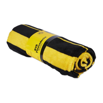 Borussia Dortmund поларено одеяло Streifen