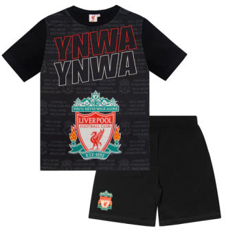 Liverpool FC детска пижама Text black