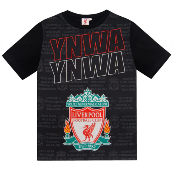 Liverpool FC детска пижама Text black