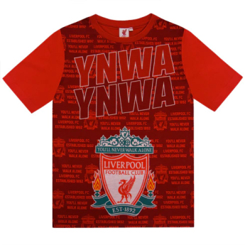 Liverpool FC детска пижама Text red