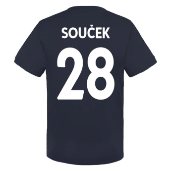West Ham United детска футболна фланелка Navy Souček