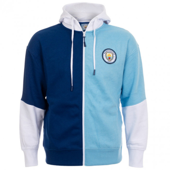 Manchester City мъжки суитшърт с качулка No2 zip half