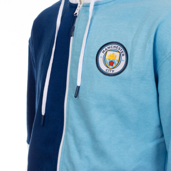 Manchester City мъжки суитшърт с качулка No2 zip half