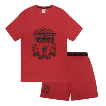 Liverpool FC мъжка пижама Short Red Marl