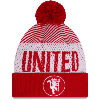 Manchester United детска зимна шапка Engineered Cuff Red