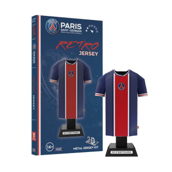 Paris Saint Germain 3D метален модел Retro Jersey Kit