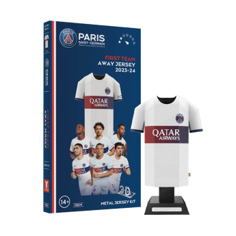 Paris Saint Germain 3D метален модел Away Jersey 2023/24 Kit