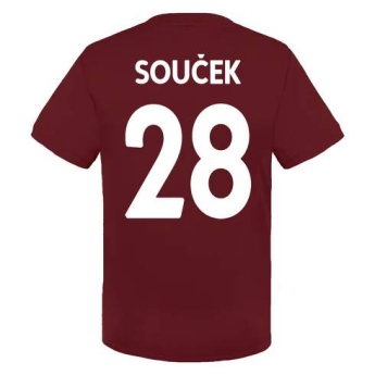 West Ham United детска футболна фланелка Claret Souček