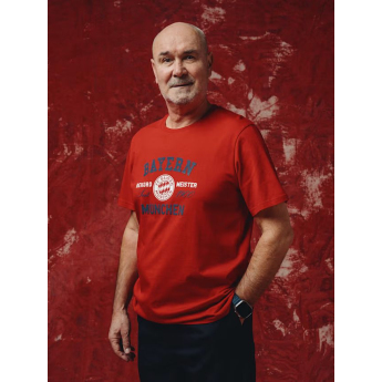 FC Bayern Munich мъжка тениска Rekordmeister classic red