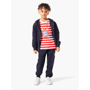FC Bayern Munich детски суитшърт с качулка Hooded Zip navy