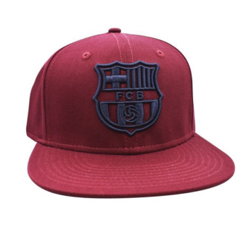 FC Barcelona детска шапка с  козирка flat Rap granate