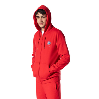 FC Bayern Munich мъжки суитшърт с качулка Hooded Zip red