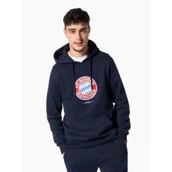 FC Bayern Munich мъжки суитшърт с качулка Essential navy