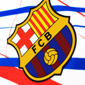 FC Barcelona детска футболна фланелка Lined white