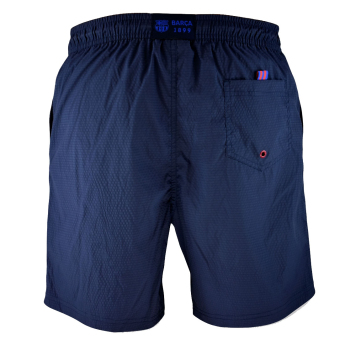 FC Barcelona мъжки бански Gofre navy