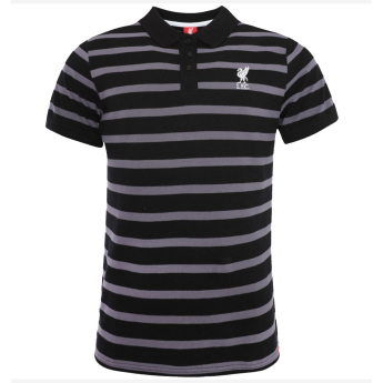Liverpool FC мъжка поло тениска Stripe black