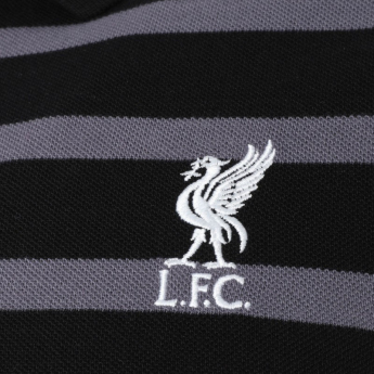 Liverpool FC мъжка поло тениска Stripe black