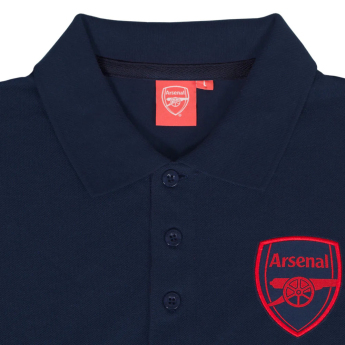 Arsenal FC мъжка поло тениска Crest navy