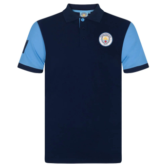 Manchester City мъжка поло тениска Contrast navy