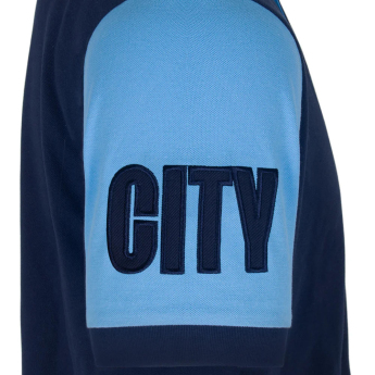Manchester City мъжка поло тениска Contrast navy