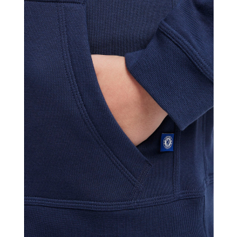 Chelsea FC детски суитшърт с качулка Club navy