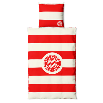 FC Bayern Munich спално бельо за единично легло Stripes