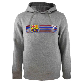 FC Barcelona мъжки суитшърт с качулка Fast Grey